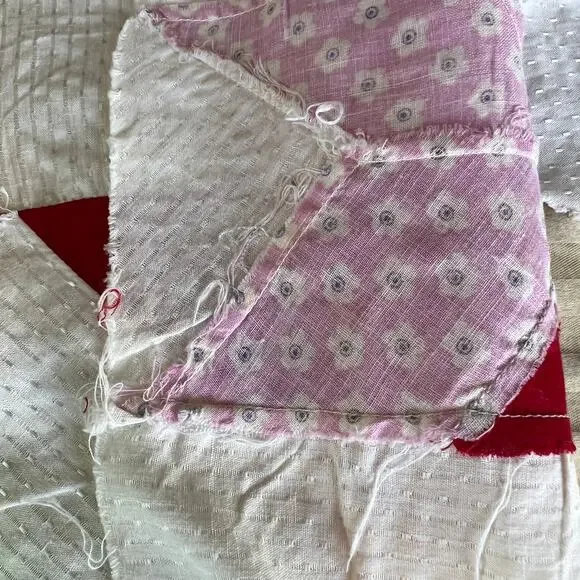 Vintage quilt blocks squares set 20 patchwork basket of flowers primitive 10x10 - Picture 11 of 11